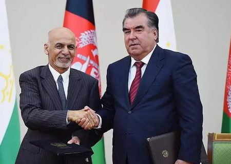 رییسان جمهور افغانستان و تاجیکستان درباره افزایش همکاری‌ها در امتداد دریای آمو گفت‌وگو کردند