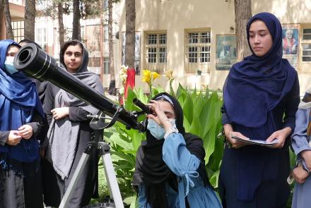 دختران دانش‌آموز هرات برندۀ مسابقه جهانی ستاره‌شناسی شدند