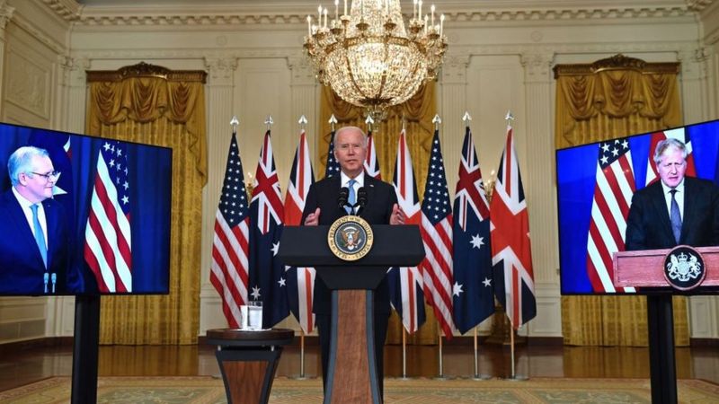 چین توافقنامه امنیتی آمریکا، بریتانیا و استرالیا را محکوم کرد