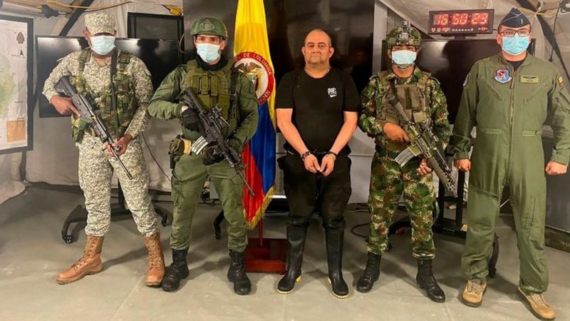 رهبر بزرگترین کارتل مواد مخدر کلمبیا بازداشت شد