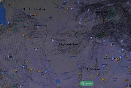 پروازهای عبوری از فضای افغانستان کاهش یافته است