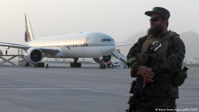 خرسندی از ماموریت گروه فنی قطر در میدان هوایی کابل