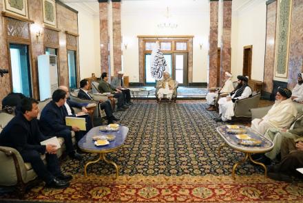 دیدار رییس الوزراء طالبان با معاون نخست وزیر ازبیکستان