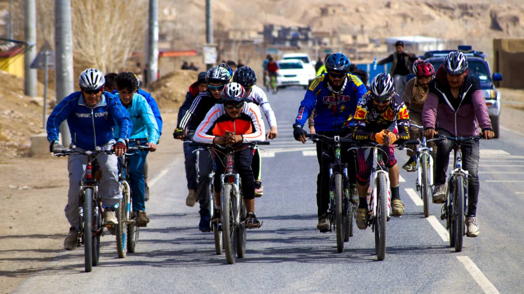 مسابقات منتخب بایسکل‌رانی در بامیان برگزار شد