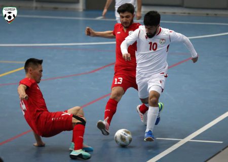 مسابقه فوتسال افغانستان و تاجیکستان با تساوی ۴-۴ پایان یافت