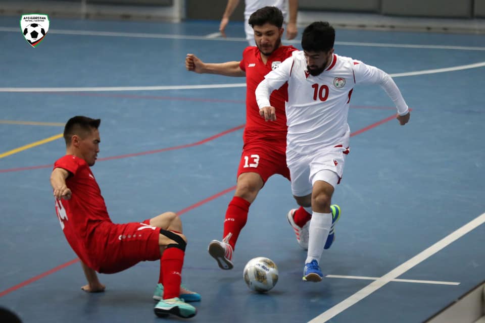 مسابقه فوتسال افغانستان و تاجیکستان با تساوی ۴-۴ پایان یافت