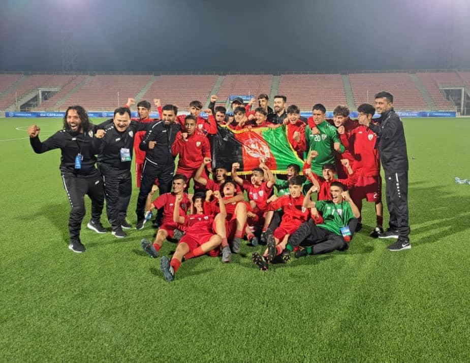 تیم ملی فوتبال زیر ۱۴ سال افغانستان در برابر ترکمنستان پیروز شد