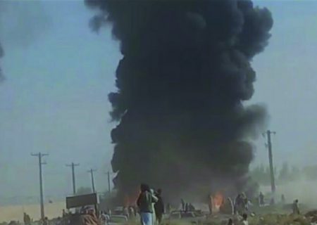 آتش‌سوزی در مرز افغانستان و ایران خسارات مالی برجای گذاشت