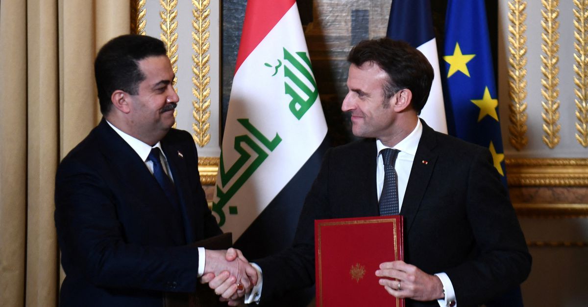 فرانسه و عراق توافق‌نامه‌های راهبردی اقتصادی و امنیتی امضا کردند