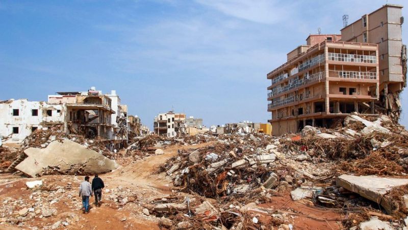 احتمال مرگ دست‌کم ۲۰ هزار نفر در سیل فاجعه‌بار لیبی