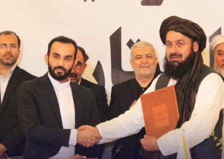 قرارداد استفاده از قطعه سوم خط آهن خواف – هرات میان طالبان و ایران امضا شد
