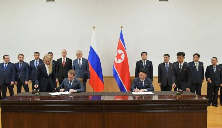روسیه و کوریای شمالی در مورد گسترش همکاری‌های اقتصادی گفت‌وگو کردند