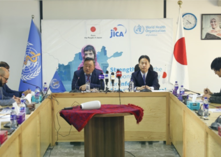 جاپان نزدیک به ۱۰ میلیون دالر برای مبارزه با بیماری‌های عفونی به افغانستان کمک کرد