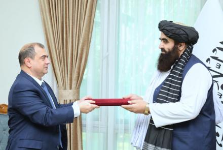 نامه رسمی گشایش سفارت آذربایجان در کابل به وزارت خارجه رسید