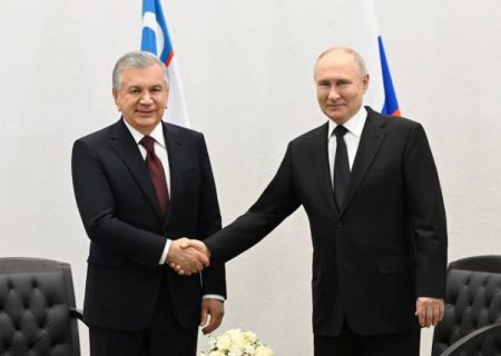 رییسان جمهور روسیه و اوزبیکستان درباره پروژه خط آهن افغان – ترانس گفت‌وگو کردند