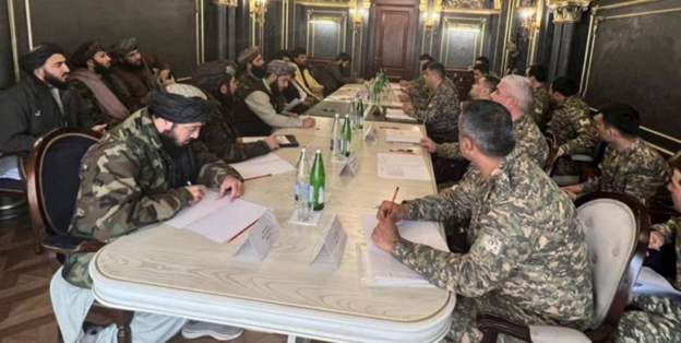 مقامات نظامی طالبان و ازبکستان در تاشکند روی «همکاری‌های دوجانبه» گفتگو کردند