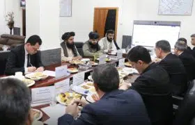 نشستی میان سرپرست وزارت ترانسپورت و هوانوردی طالبان و هیأت ترکمنستانی در کابل برگزار شد