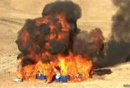 سوزاندن بیش از سه تُن مواد مخدر جامد و ۲۲ هزار لیتر مواد مخدر مایع در کابل